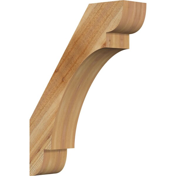 Ekena Millwork 6"W x 22"D x 30"H Olympic Rough Sawn Knee Brace, Western Red Cedar BRC06X22X30OLY00RWR - main